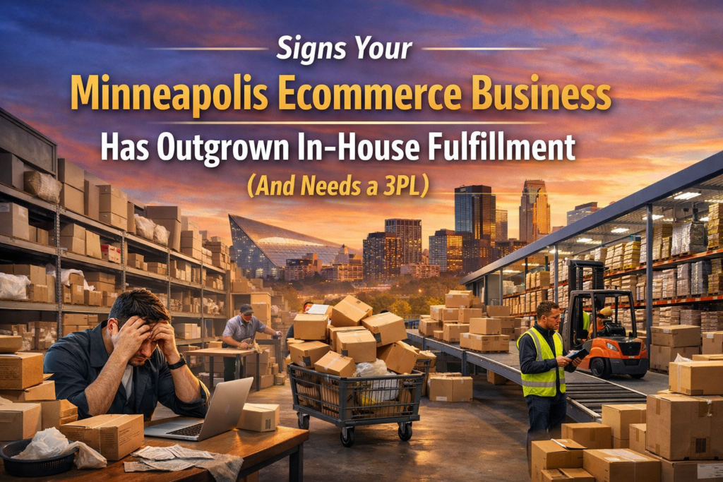 Signs Your Minneapolis Ecommerce Business Has Outgrown In-House Fulfillment (And Needs a 3PL)