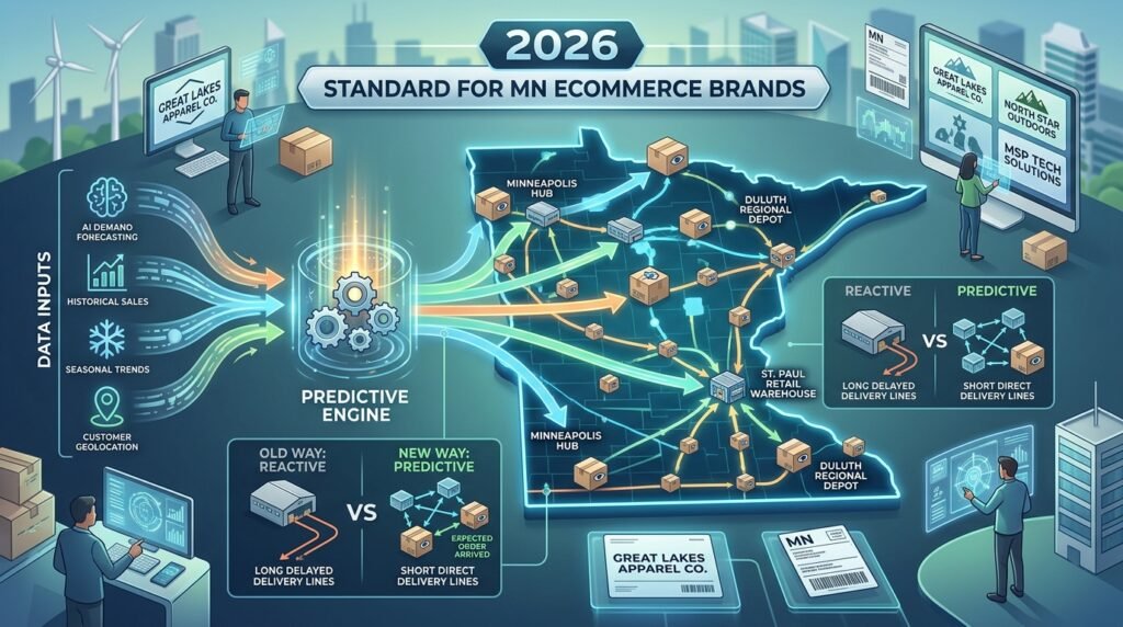 Predictive Inventory Placement, The 2026 Standard for MN Ecommerce Brands