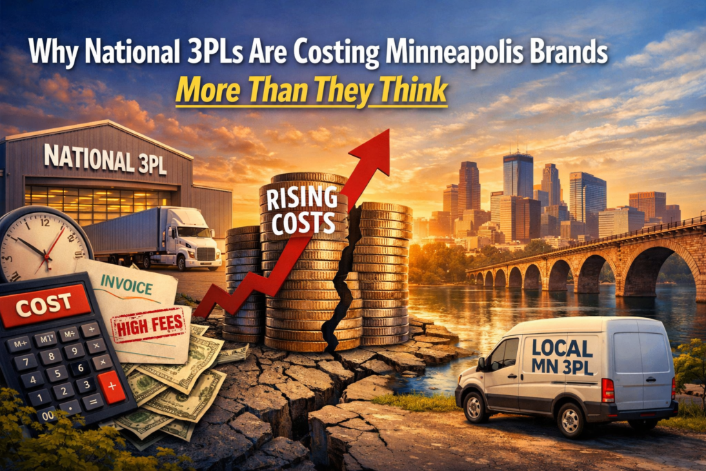 Why National 3PLs Are Costing Minneapolis Brands More Than They Think